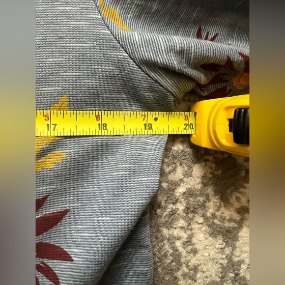 Toad&Co Blue Floral Midi Dress size 1X (M100) - Picture 11 of 12